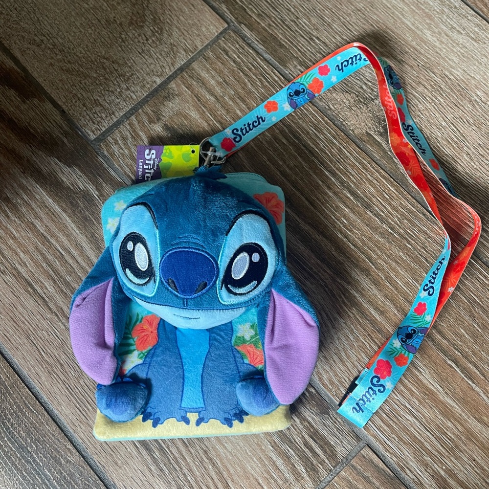 Disney Stitch Lanyard Card Holder